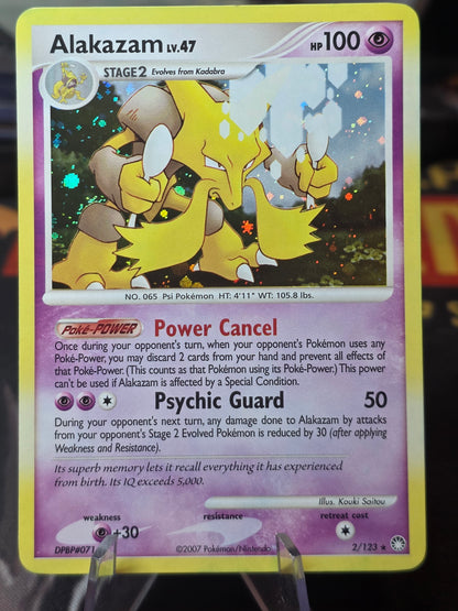 Alakazam 2/123 Mysterious Treasures Holo Pokémon