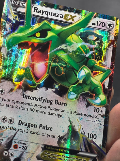 Rayquaza EX Ultra Rare Holo #75 Pokemon Roaring Skies MP