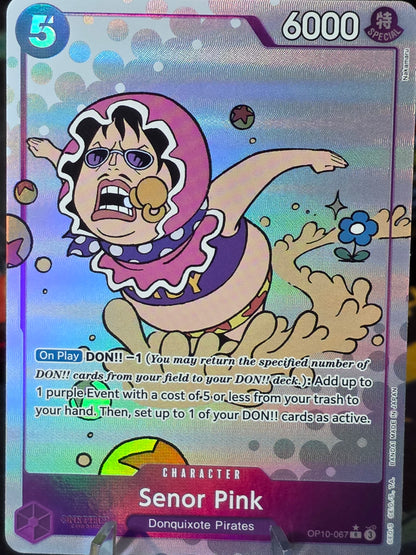 Senor Pink (Parallel Alt Art) OP10-067 Royal Blood Foil