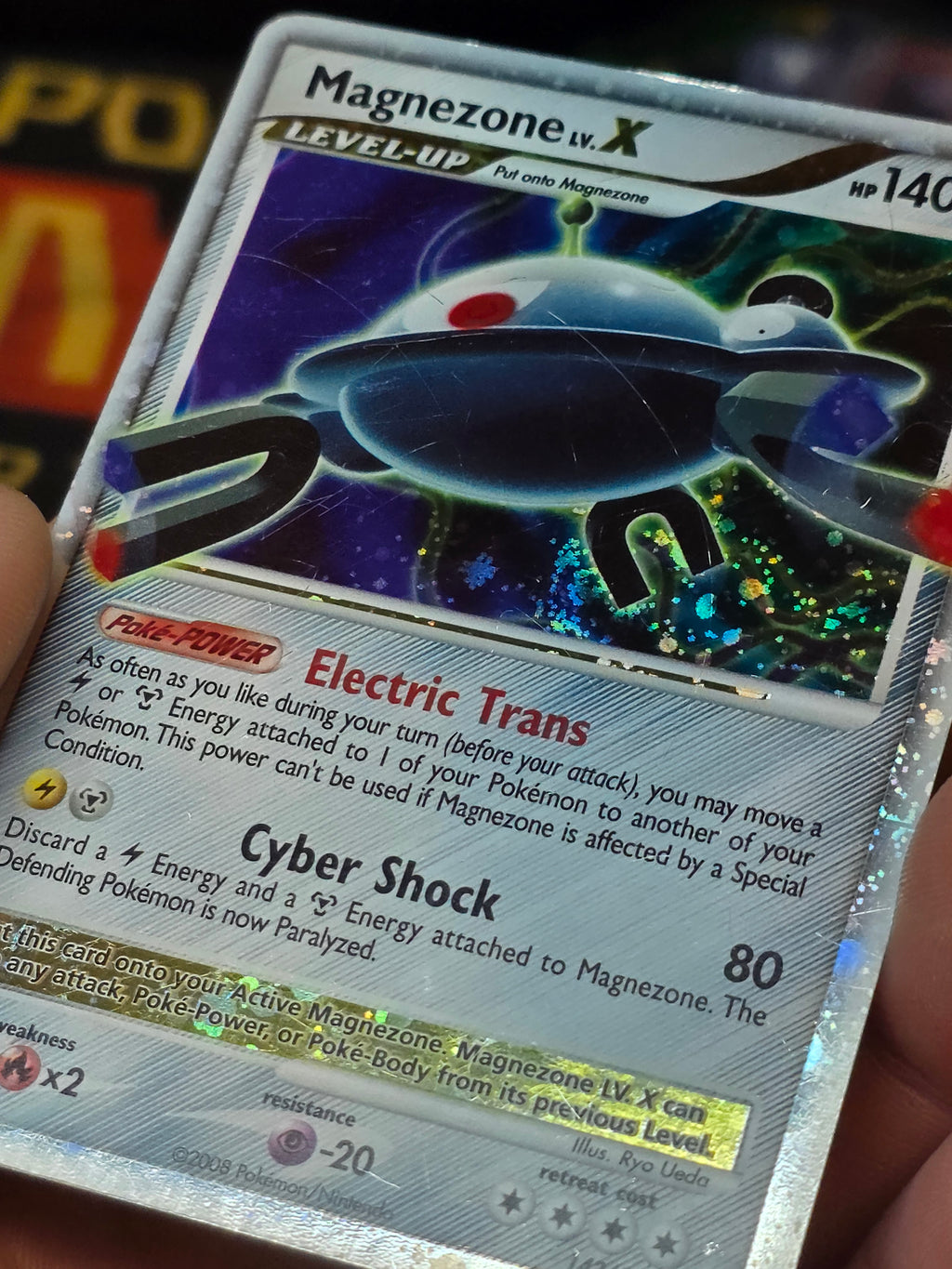 Magnezone LV.X 142/146 Legends Awakened Holofoil Ultra Rare Pokemon