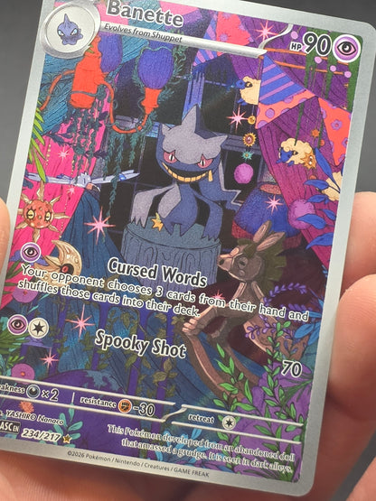 Pokemon Ascended Heroes - Banette Illustration Rare #234/217