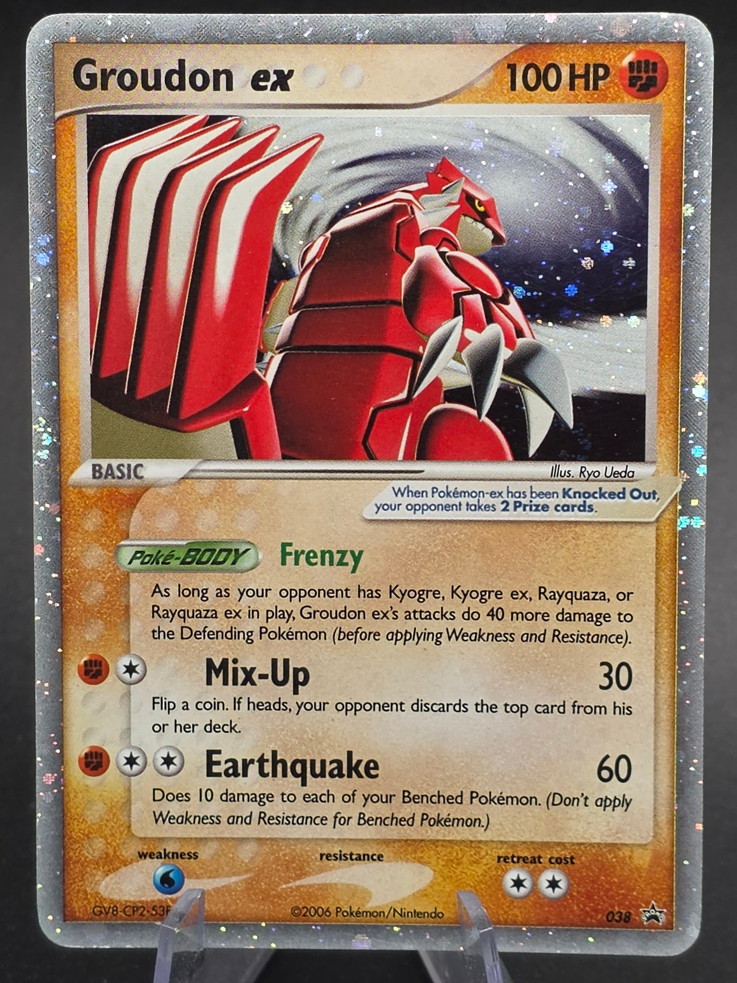 Groudon-EX Nintendo Black Star Promos #38 Holo Ultra Rare Pokémon TCG 2006 LP/MP
