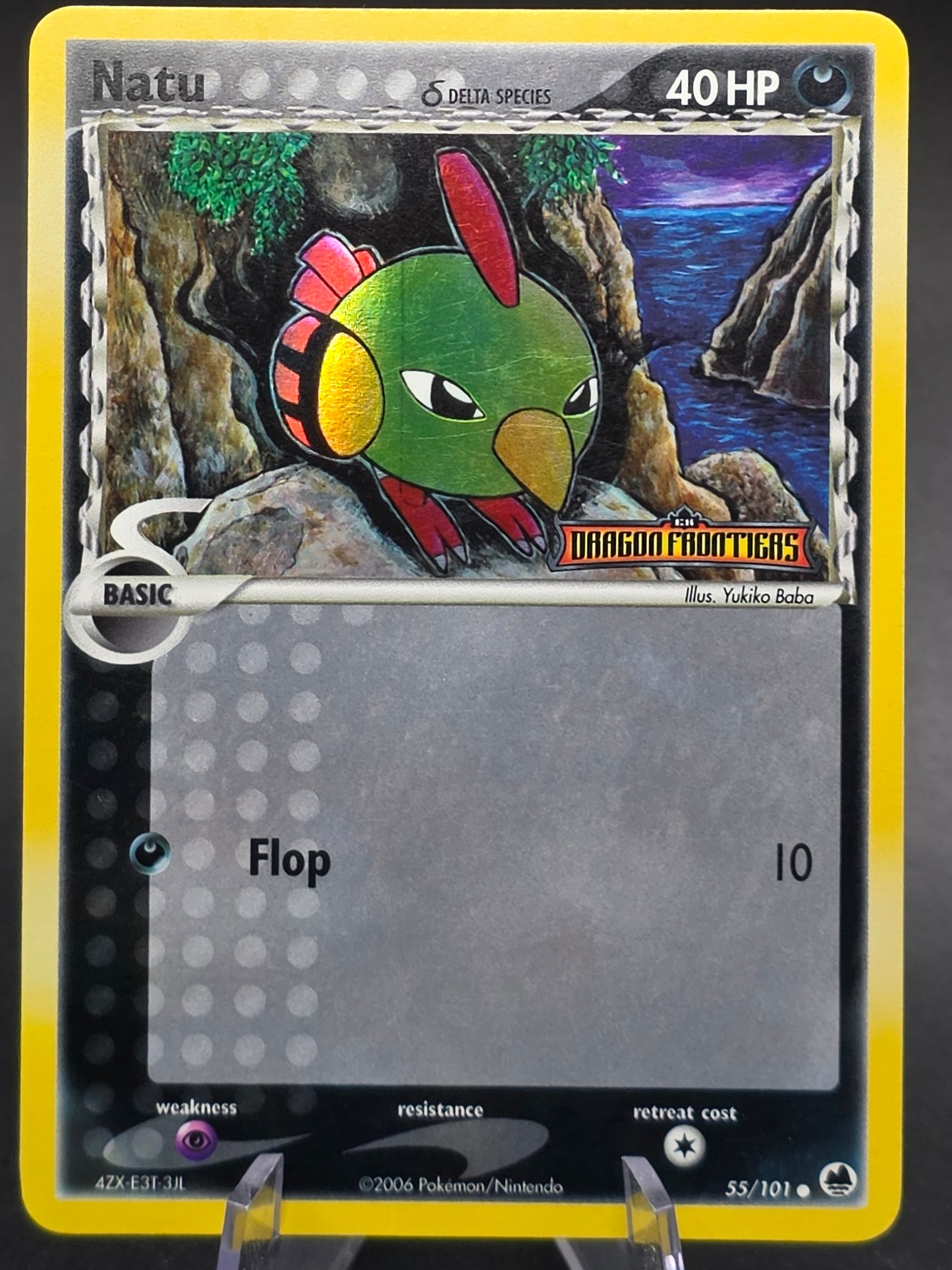 Natu 55/101 Stamped Reverse Holo EX Dragon Frontiers 2006 LP