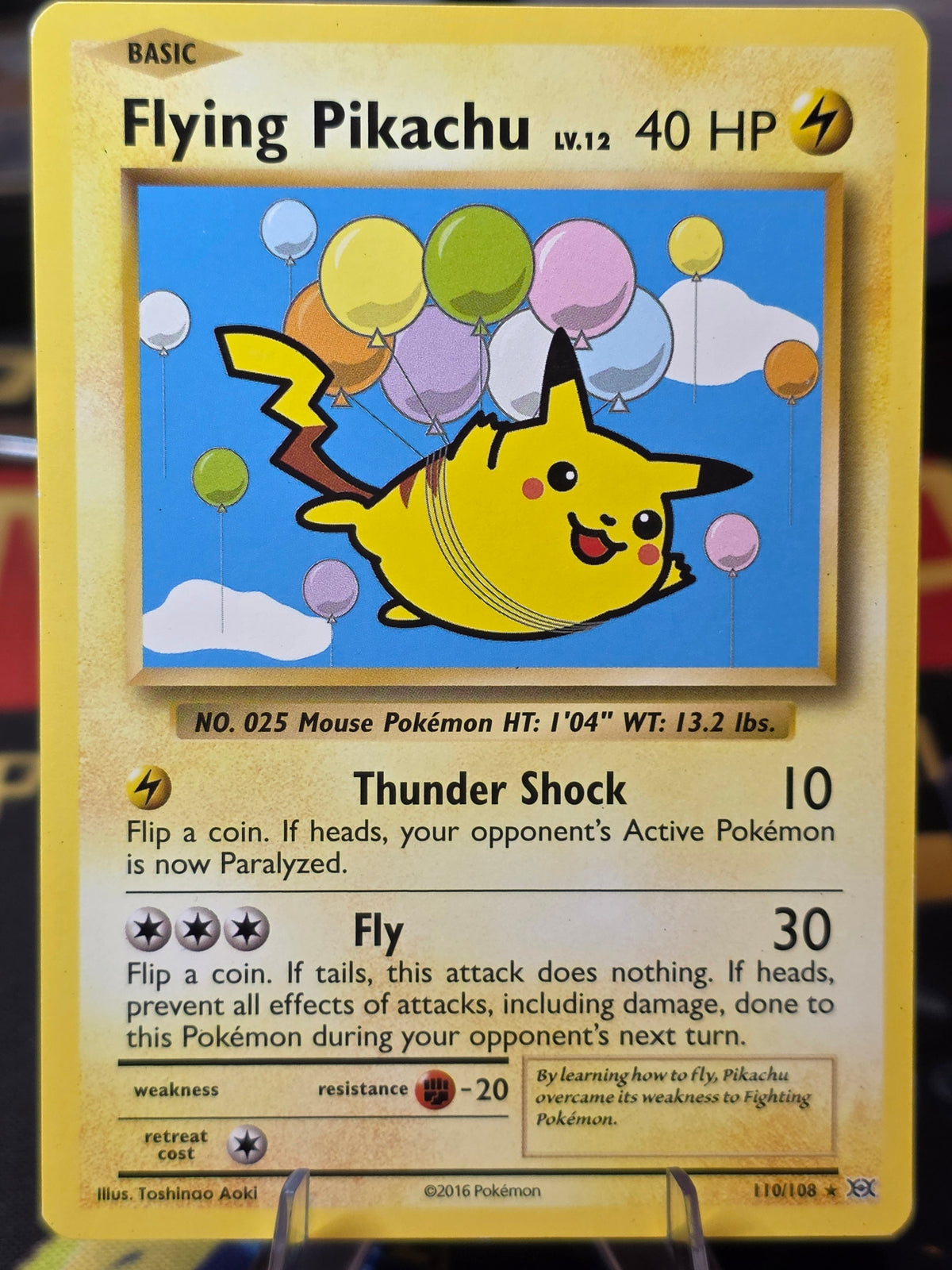 Surfing Pikachu Evolutions Secret Rare 111/108