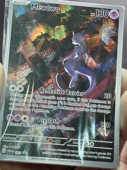 Mewtwo - 052 SVP Scarlet & Violet Promo Card Foil English SEALED #052