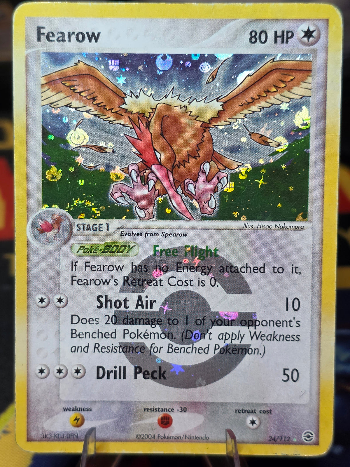 Fearow 24/112 EX FireRed & LeafGreen Reverse Holo