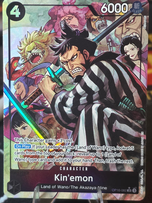 Kin'emon OP16-082 SR ALT ART The Time of Battle One Piece TCG EN