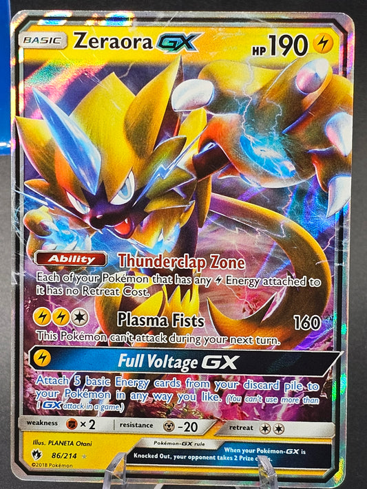 Zeraora GX 86/214 - Ultra Rare - Lost Thunder - *NM