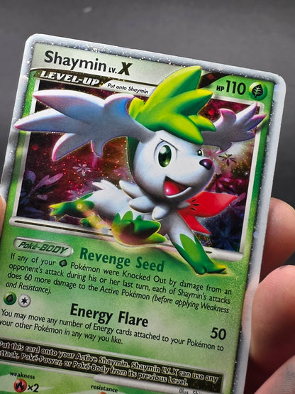 Shaymin Lv. X DP39 Diamond Pearl Holo Ultra Rare English