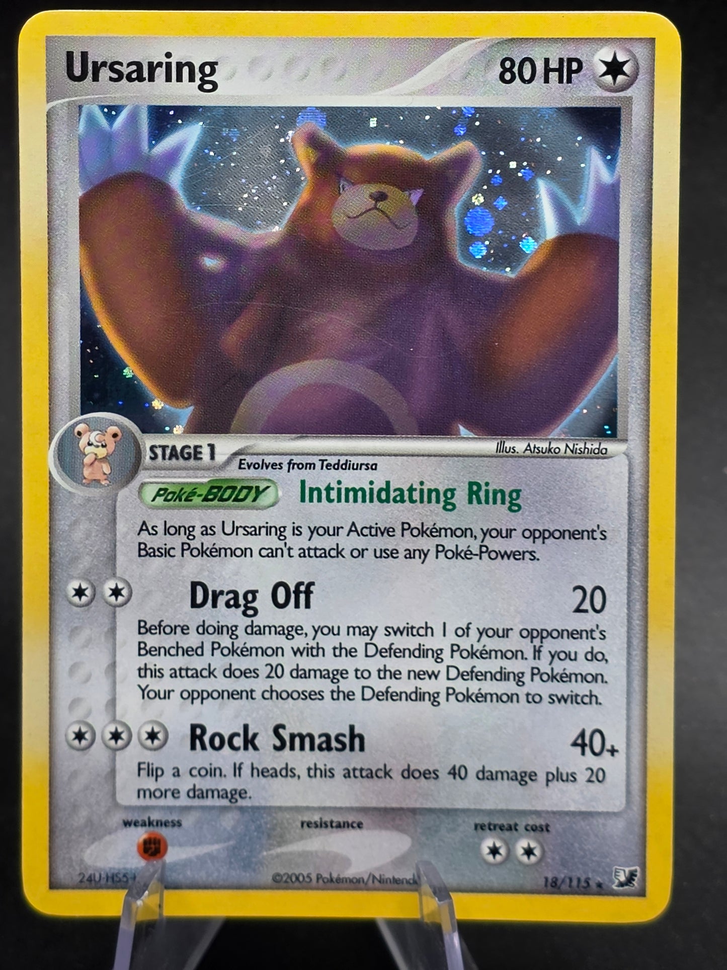 Ursaring - 18/115 - Unseen Forces [Holo] - LP - Pokemon