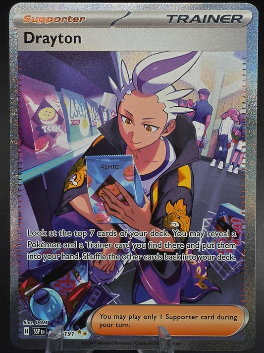 Drayton 244/191 Sv08: Surging Sparks - Trainer UR Mint