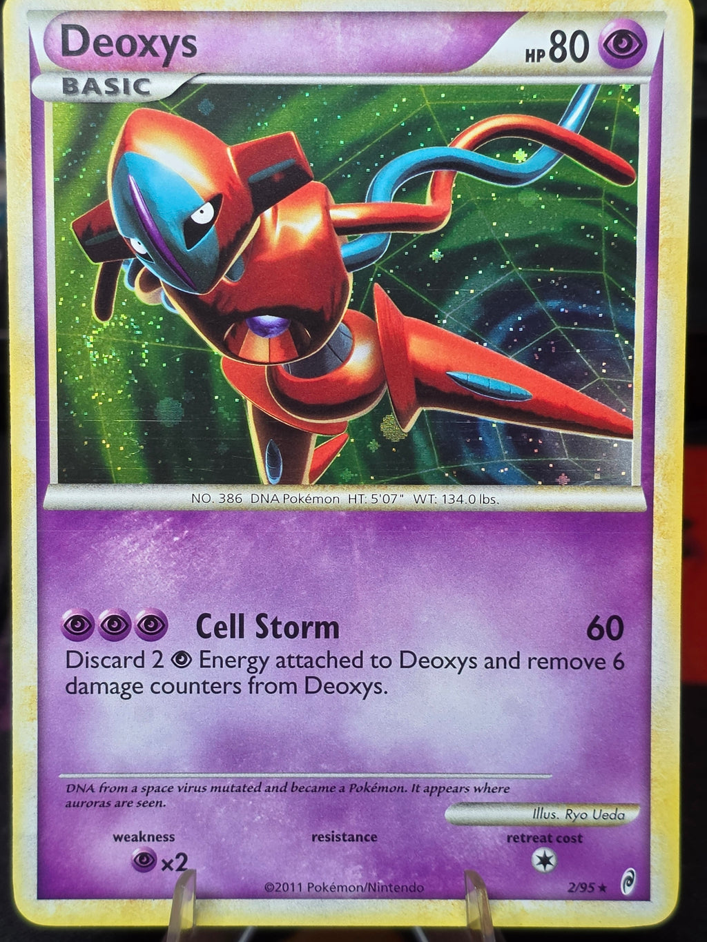 Deoxys 2/95 Holo Rare Call of Legends Pokemon