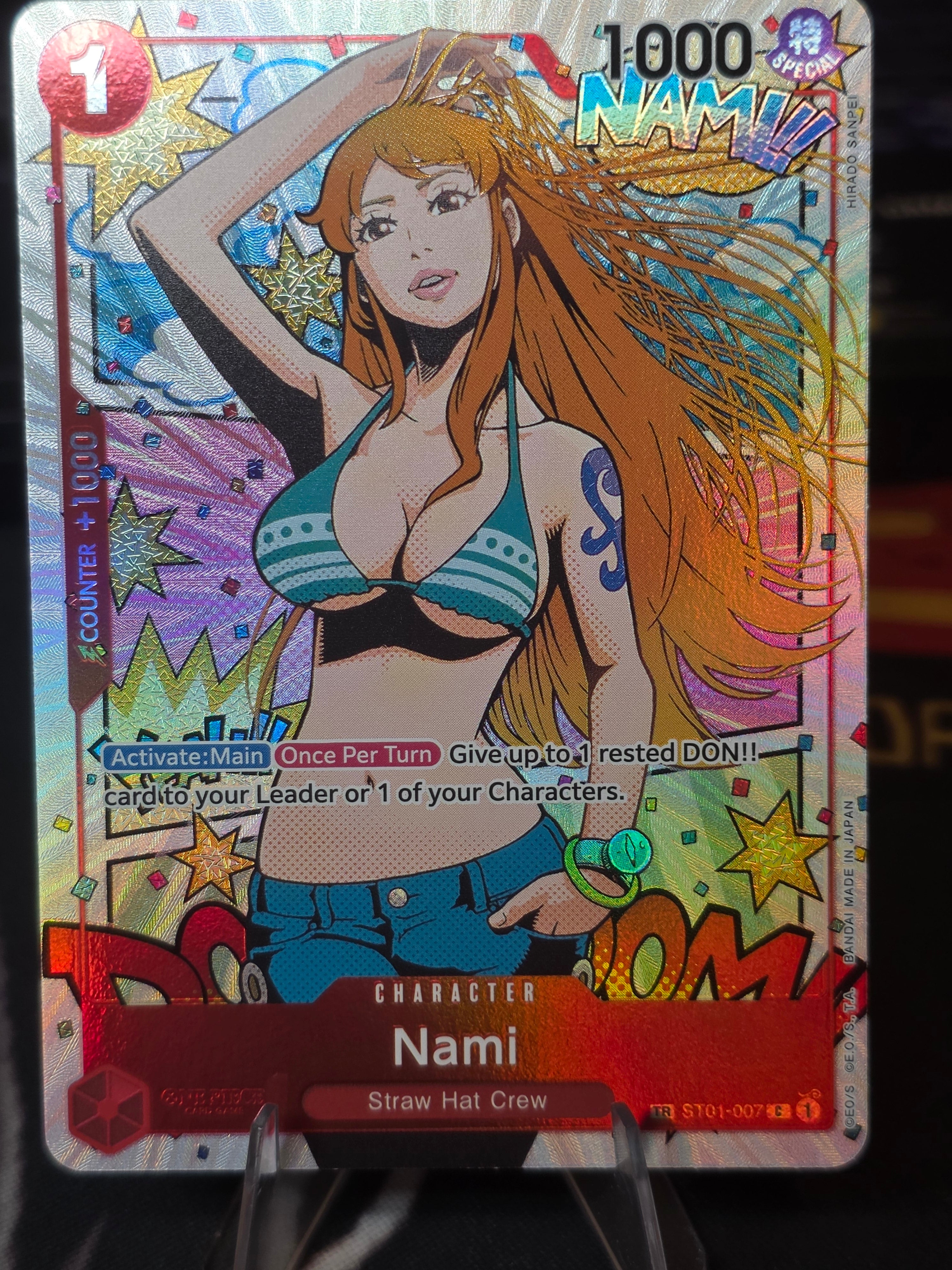 One Piece Card Game TCG OP06 Nami ST01-007 Treasure Rare