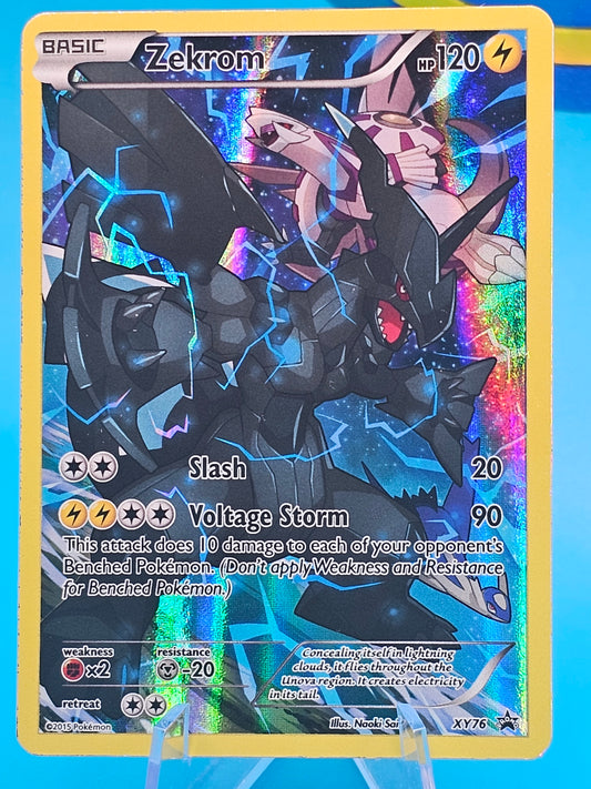 Zekrom XY76 XY Full Art Black Star Promo Holo Pokemon Card LP #XY76