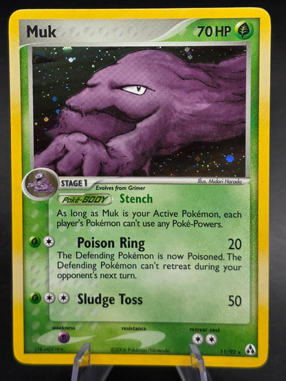 Muk - 11/92 - Pokemon Legend Maker Holo Card LP