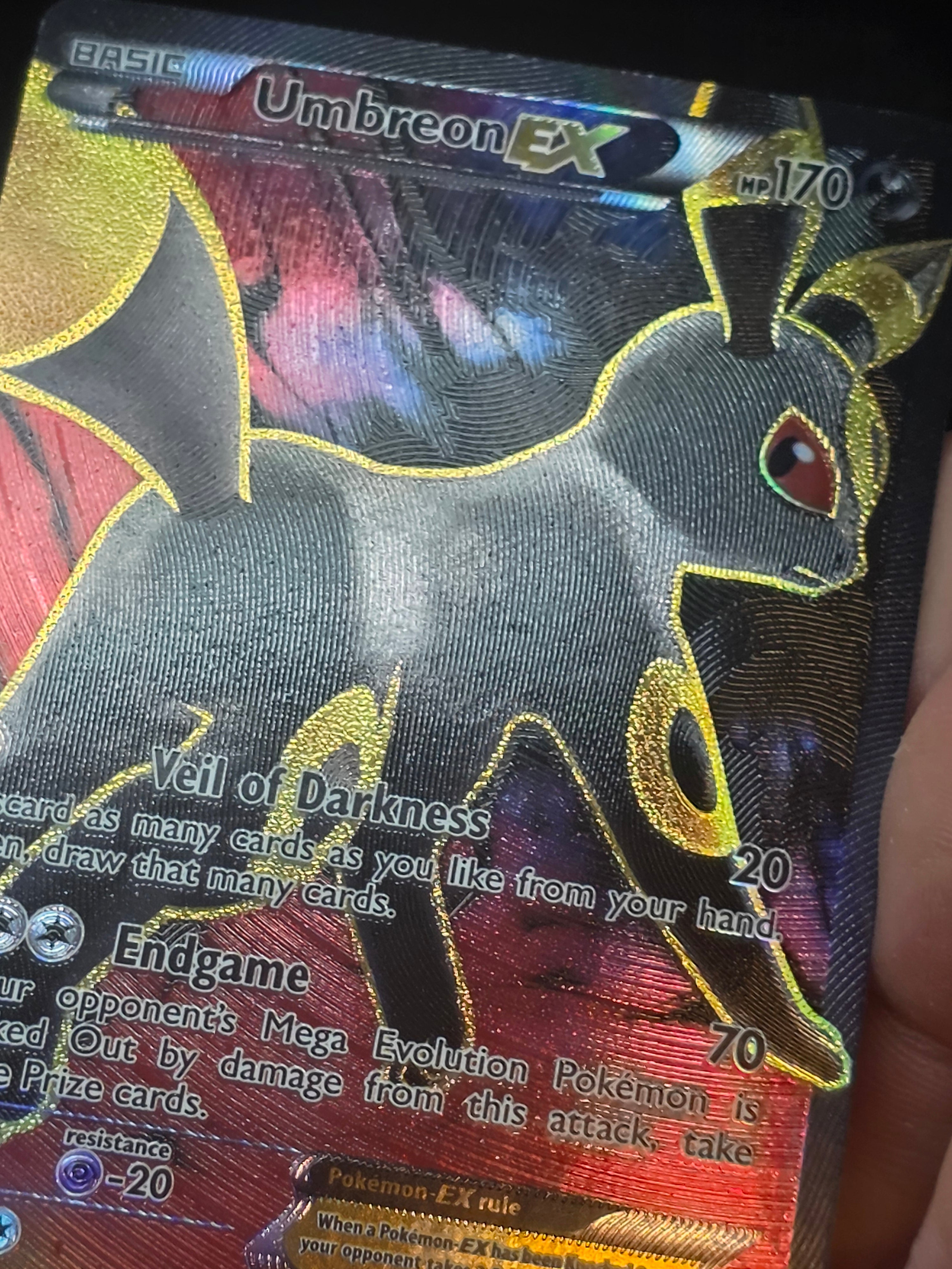 Umbreon EX 119/124 Ultra Rare Fates Collide Pokemon 2016 Very Lightly Played