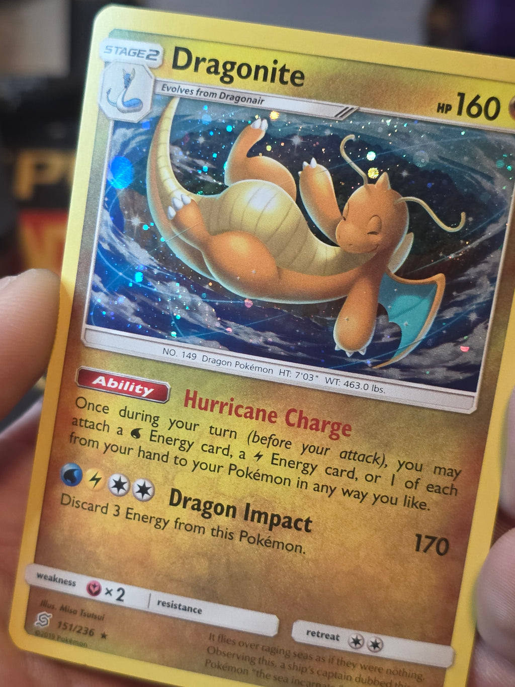 Dragonite (Costco Exclusive) 151/236 Pokemon Holo