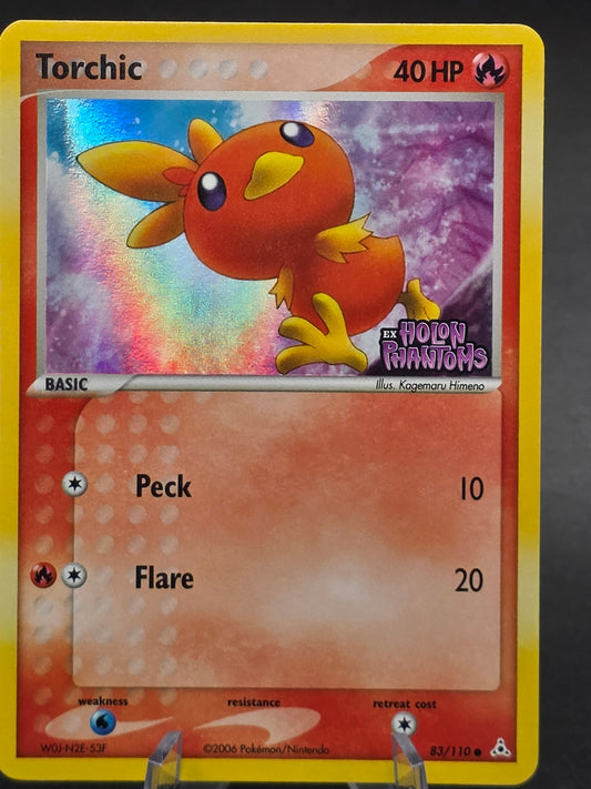 Torchic - Pokemon - 83/110 Holon Phantoms Stamped Reverse Holo