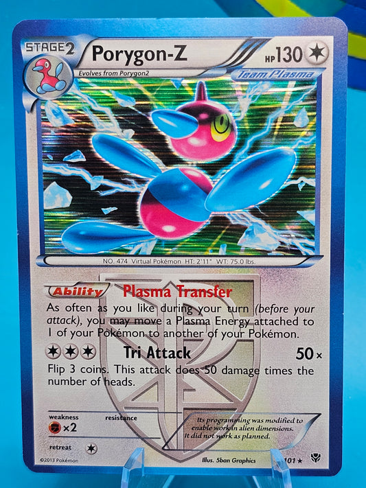 Porygon-Z 74/101 Plasma Blast Reverse Holo Rare Pokemon Card TCG English LP 74/101