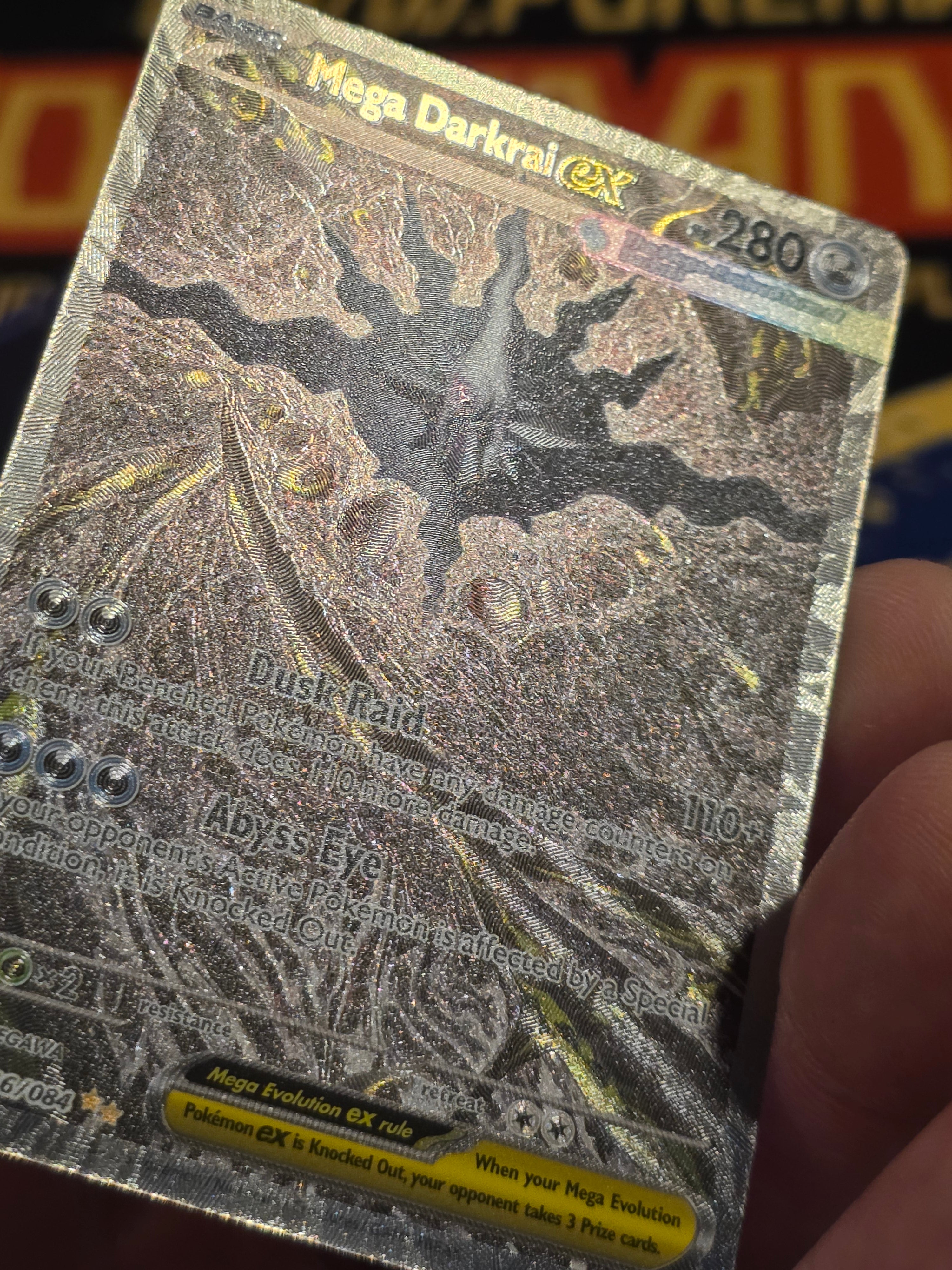 Mega Darkrai ex 116/084 SIR Pitch Black Pokémon TCG English Holo Raw NM