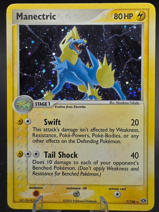 Manectric 7/106 Holo Rare EX Emerald Pokemon
