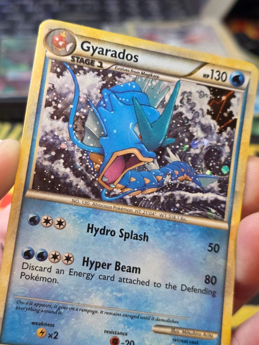 Gyarados 30/30 Holo - HGSS Gyarados & Raichu Trainer Kit