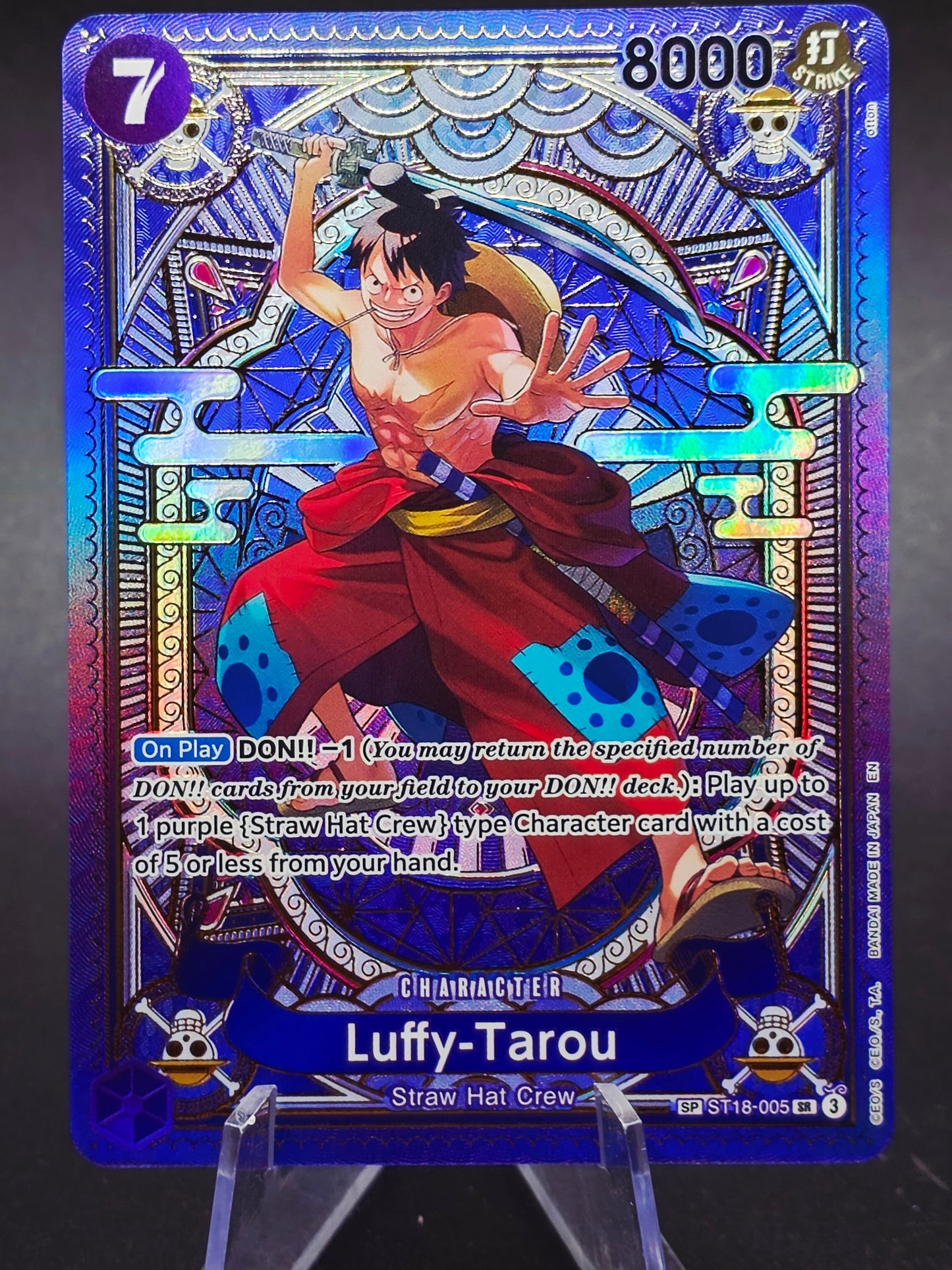 Luffy-Tarou (SP) ST18-005 English A Fist of Divine Speed - One Piece Card - NM