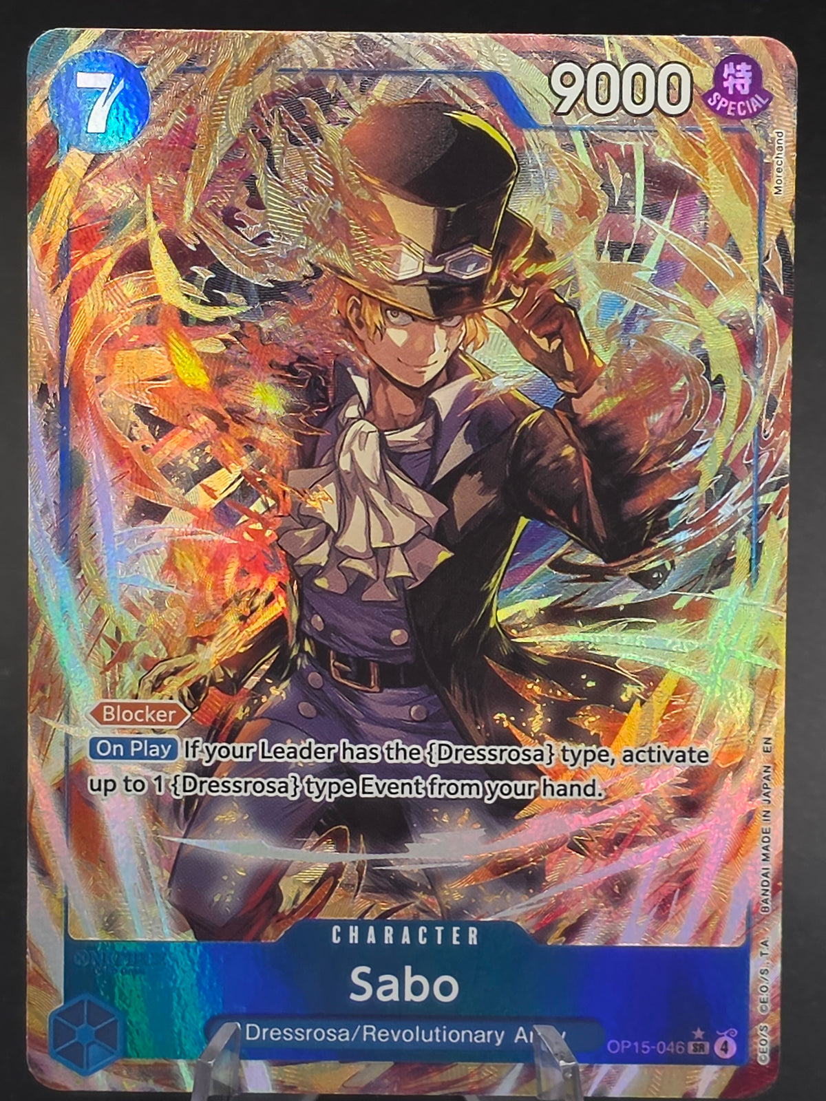 Sabo (Alternate Art) OP15-046 Adventure on Kami's Island Foil One Piece ENGLISH