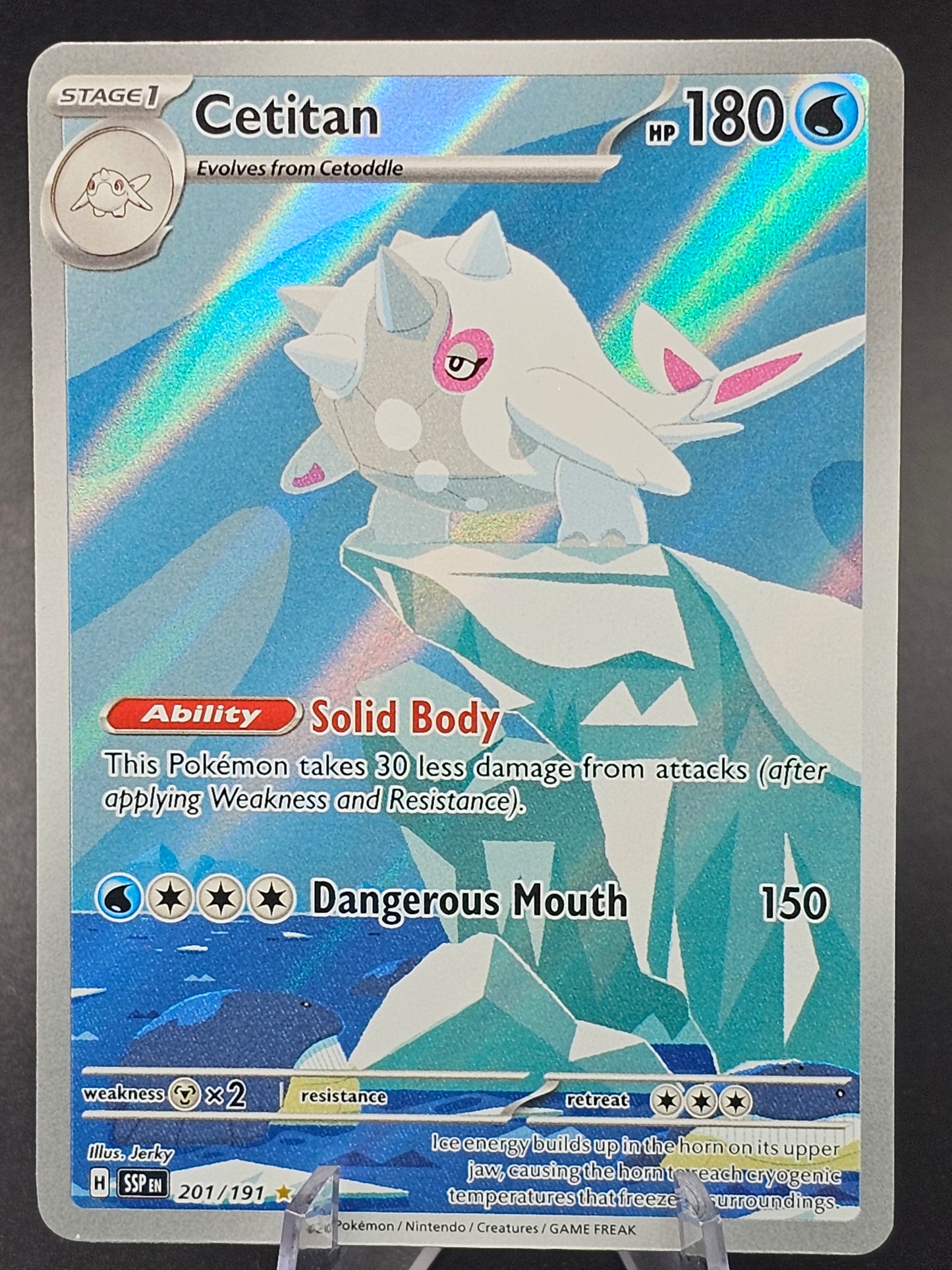 Cetitan 201/191 Surging Sparks Illustration Rare Pokemon Card TCG Near Mint