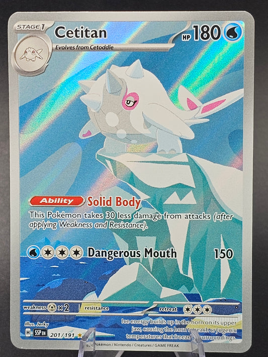 Cetitan 201/191 Surging Sparks Illustration Rare Pokemon Card TCG Near Mint