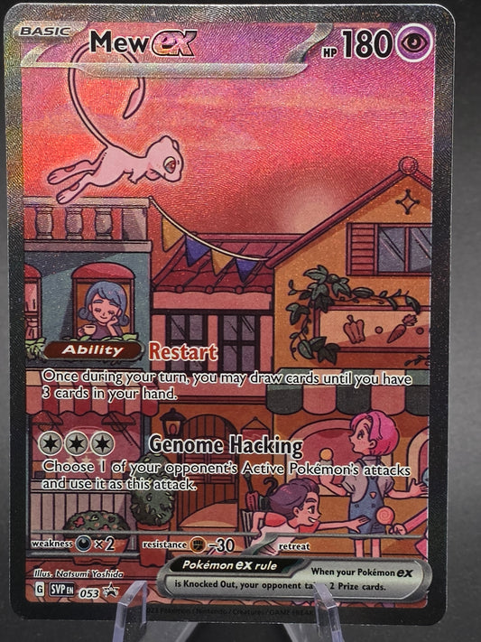 Mew ex SVP 053 Pokemon TCG Scarlet Violet 151 Black Star Promo Full Art