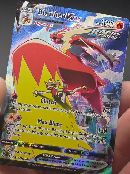 Blaziken VMAX Ultra Rare SWSH12: Silver Tempest Trainer Gallery TG15/TG30 NM