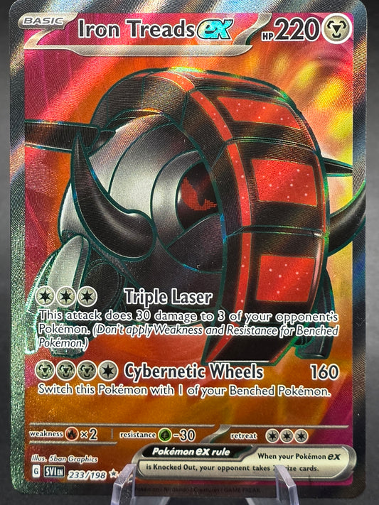 Iron Treads ex 233/198 Full Art Scarlet & Violet Holo NM/M
