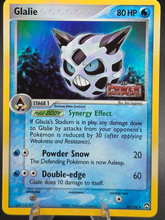 Glalie 30/108 Reverse Holo Stamped Pokemon Ex Power Keepers