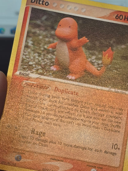 Ditto (Charmander) - 61/113 - Common, EX Delta Species - Pokemon Card - NM/LP