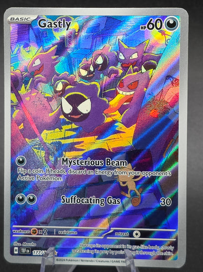 Pokémon TCG Gastly Illustration Rare 177/162 Mint Condition Sv05 Temporal Forces 177/162
