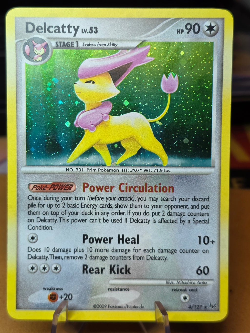 Delcatty 4/127 Platinum Holo Rare LP