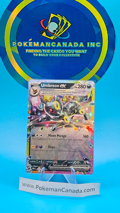 Pokemon Prismatic Evolutions #060/131 Umbreon ex Double Rare