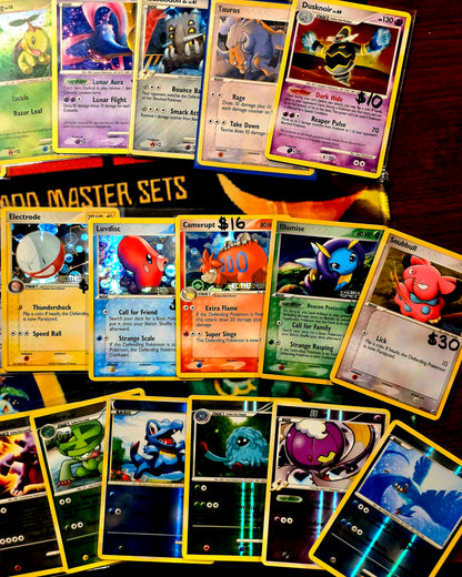 LOT of 50 Holo and Rh stamped mid era cards all in good shape