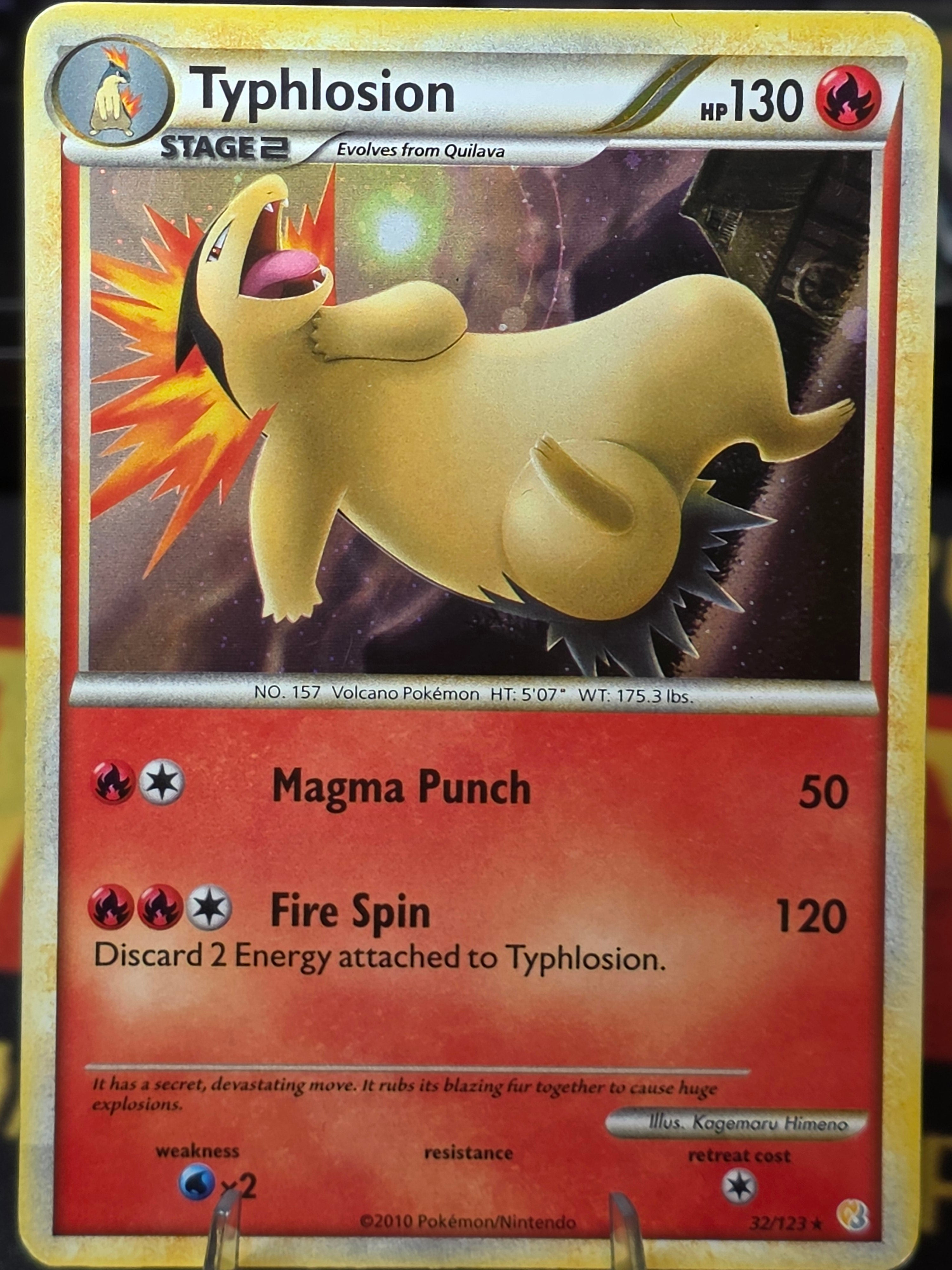2010 Pokemon HeartGold & SoulSilver Typhlosion Promos Holo #32/123