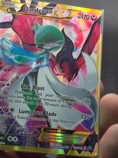 Gardevoir Ex 116/114 Steam Siege XY Gold Secret Rare Holo MP