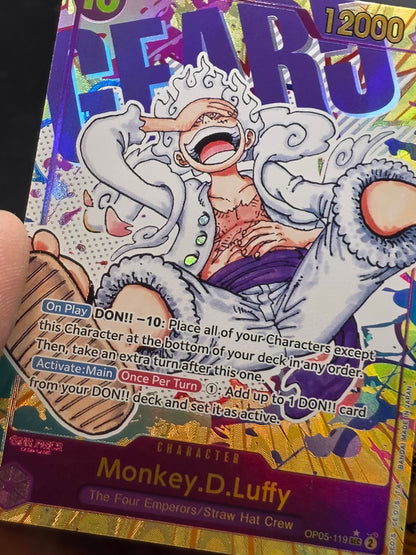 Monkey D Luffy OP05-119 Gear 5 SEC Alt Art TCG ENGLISH