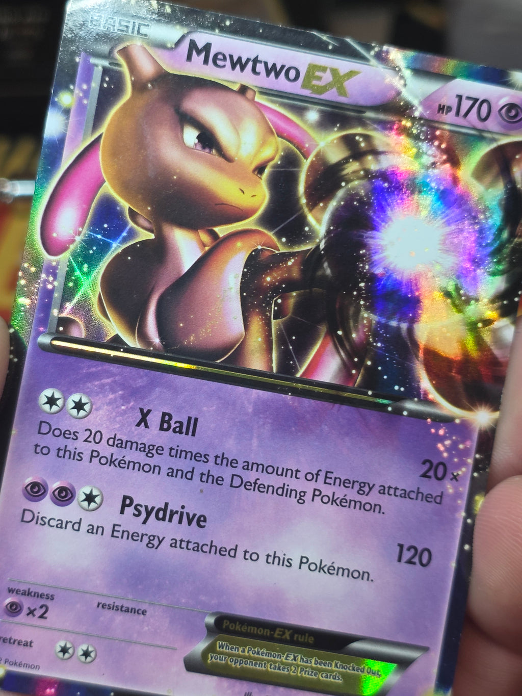 Mewtwo EX Black and White Promos Holo Rare BW45