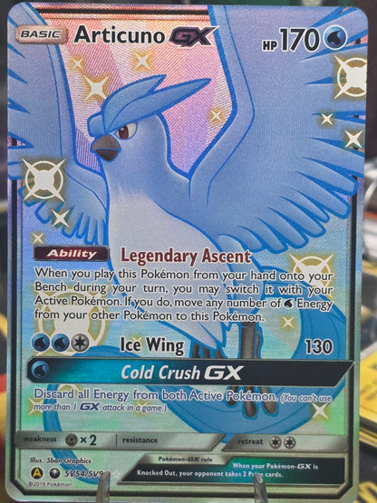 Articuno GX SV54/SV94 Hidden Fates: Shiny Vault HolO-PSA 10 CONTENDER
