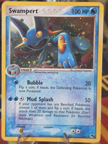 SWAMPERT Holo 5/17 RARE POP Series 1 Promo Pokemon Card 2006 MP+