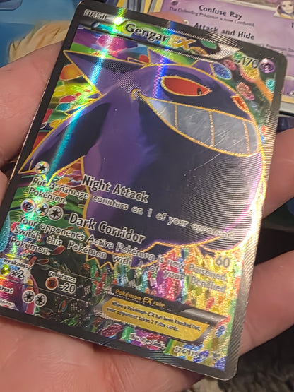 Pokemon TCG Gengar EX 114/119 XY Phantom Forces Full Art English HP Card