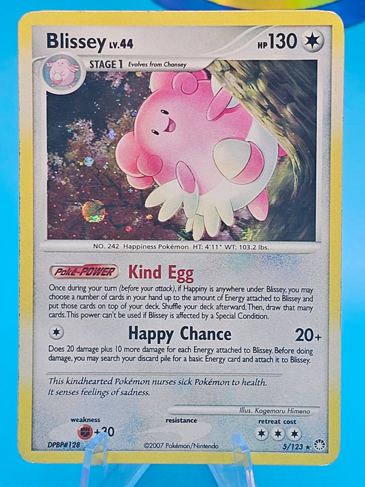 Pokémon Blissey 5/123 Mysterious Treasures Holo Rare LP- #5