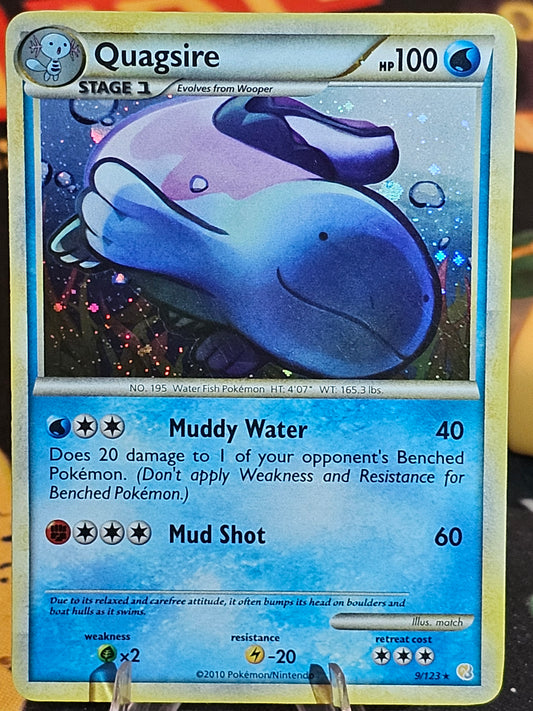 Quagsire HeartGold SoulSilver 9/123 Holo lp