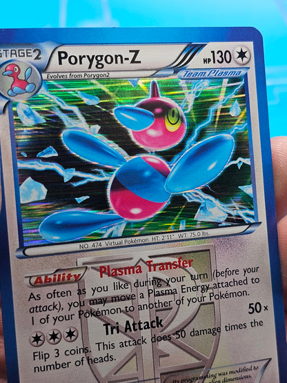 Porygon-Z 74/101 Plasma Blast Reverse Holo Rare Pokemon Card TCG English LP 74/101