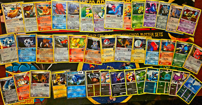 LOT of 50 Holo and Rh stamped mid era cards all in good shape